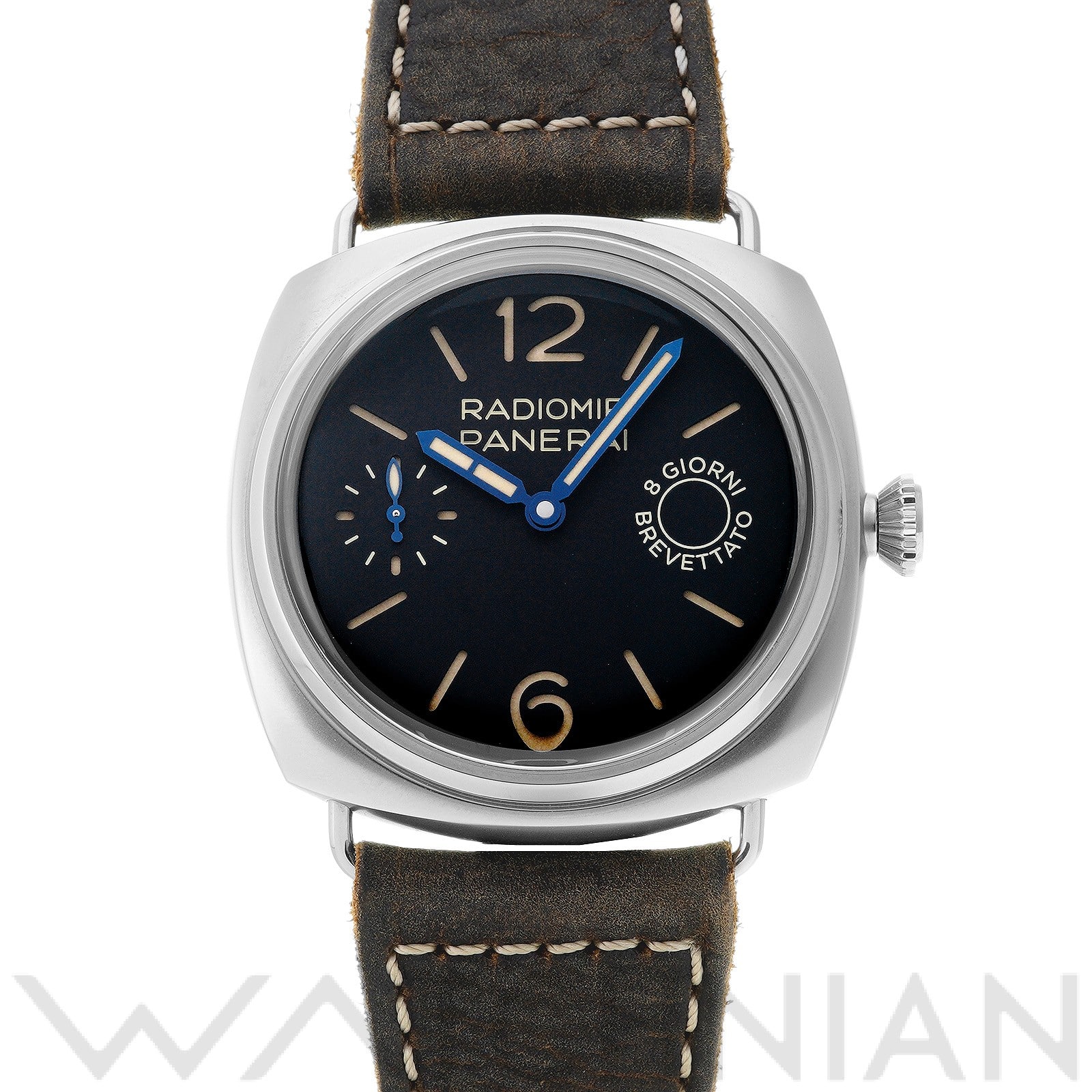 ラジオミール 8デイズ PAM00992 W番(2020年製造) ブラック パネライ OFFICINE PANERAI メンズ 【中古】