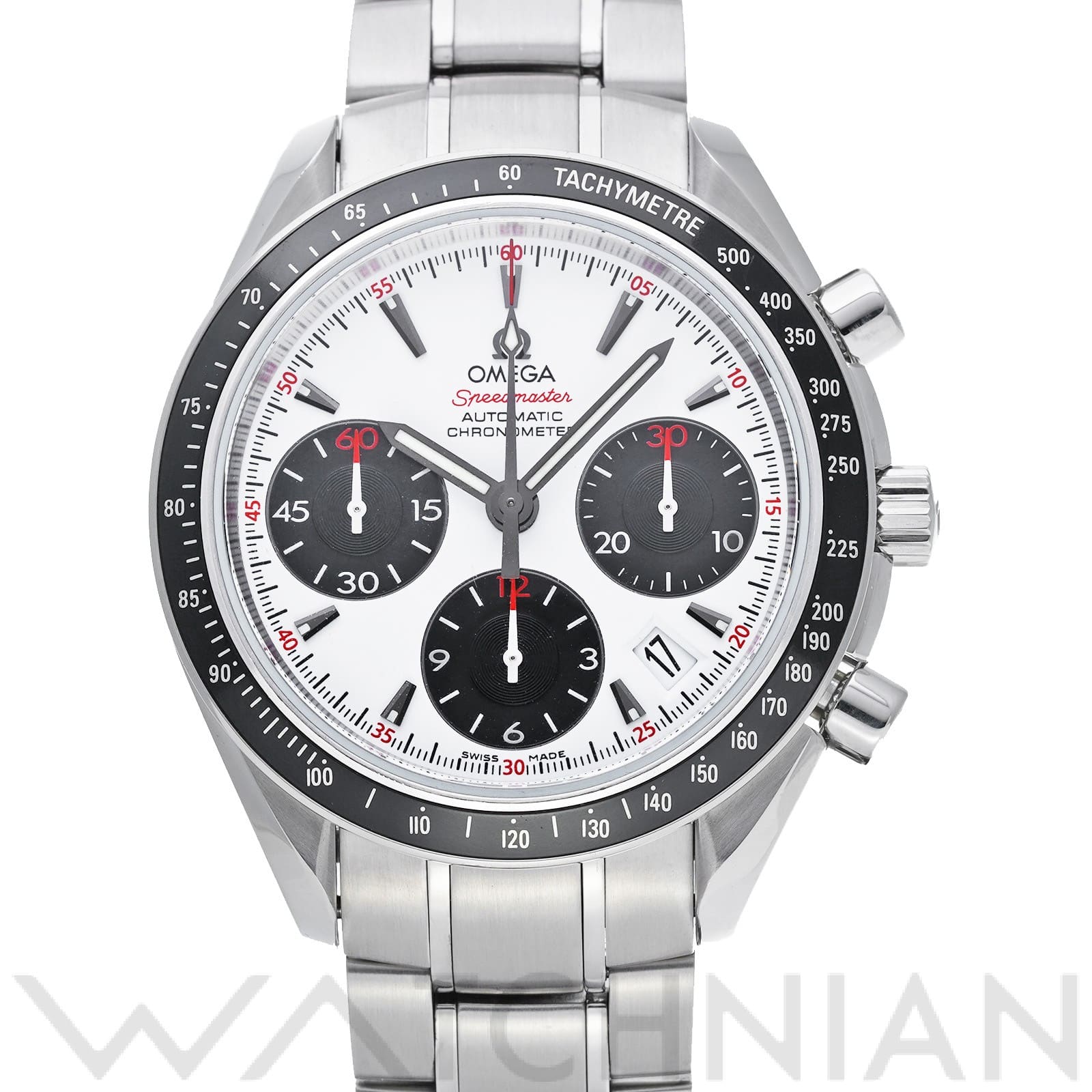 オメガ / OMEGA スピードマスター デイト 323.30.40.40.04.001 ホワイト/ブラック メンズ 時計 【中古】【wristwatch】