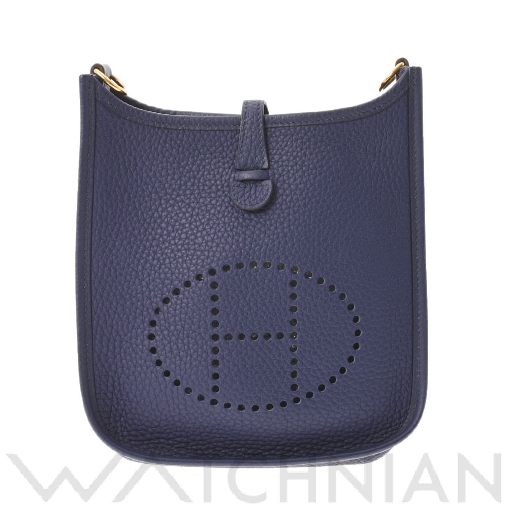 エルメス / HERMES エヴリン TPM アマゾン ブルーアンクル/ゴールド金具 トリヨンクレマンス レディース バッグ 【中古】【bag】