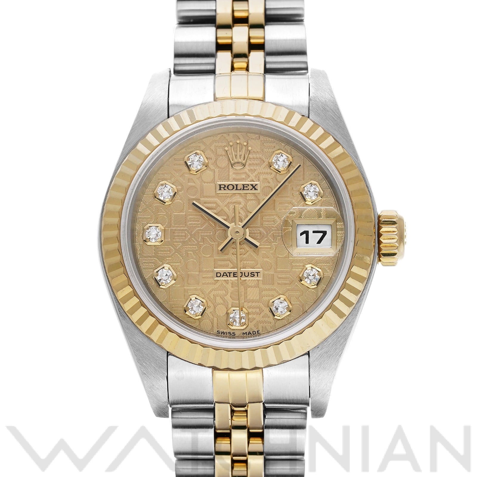 ロレックス デイトジャスト 79173G シャンパンコンピュータ/ダイヤモンド レディース 時計 【中古】【wristwatch】