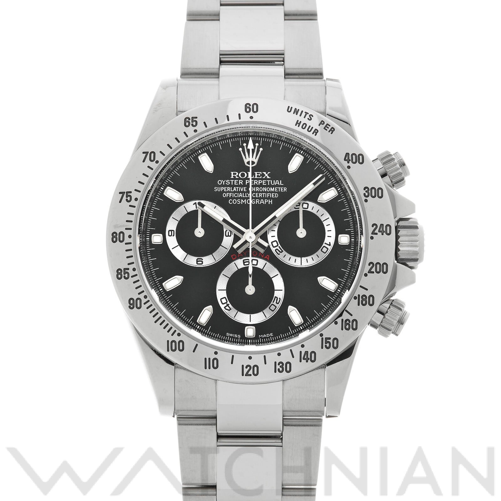 ロレックス コスモグラフ デイトナ 116520 ブラック メンズ 時計 【中古】【wristwatch】