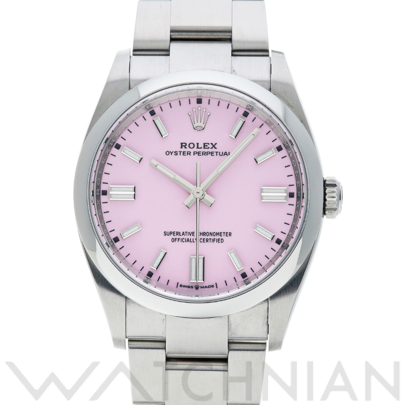 ロレックス オイスターパーペチュアル 36 126000 キャンディピンク メンズ 時計 【中古】【wristwatch】