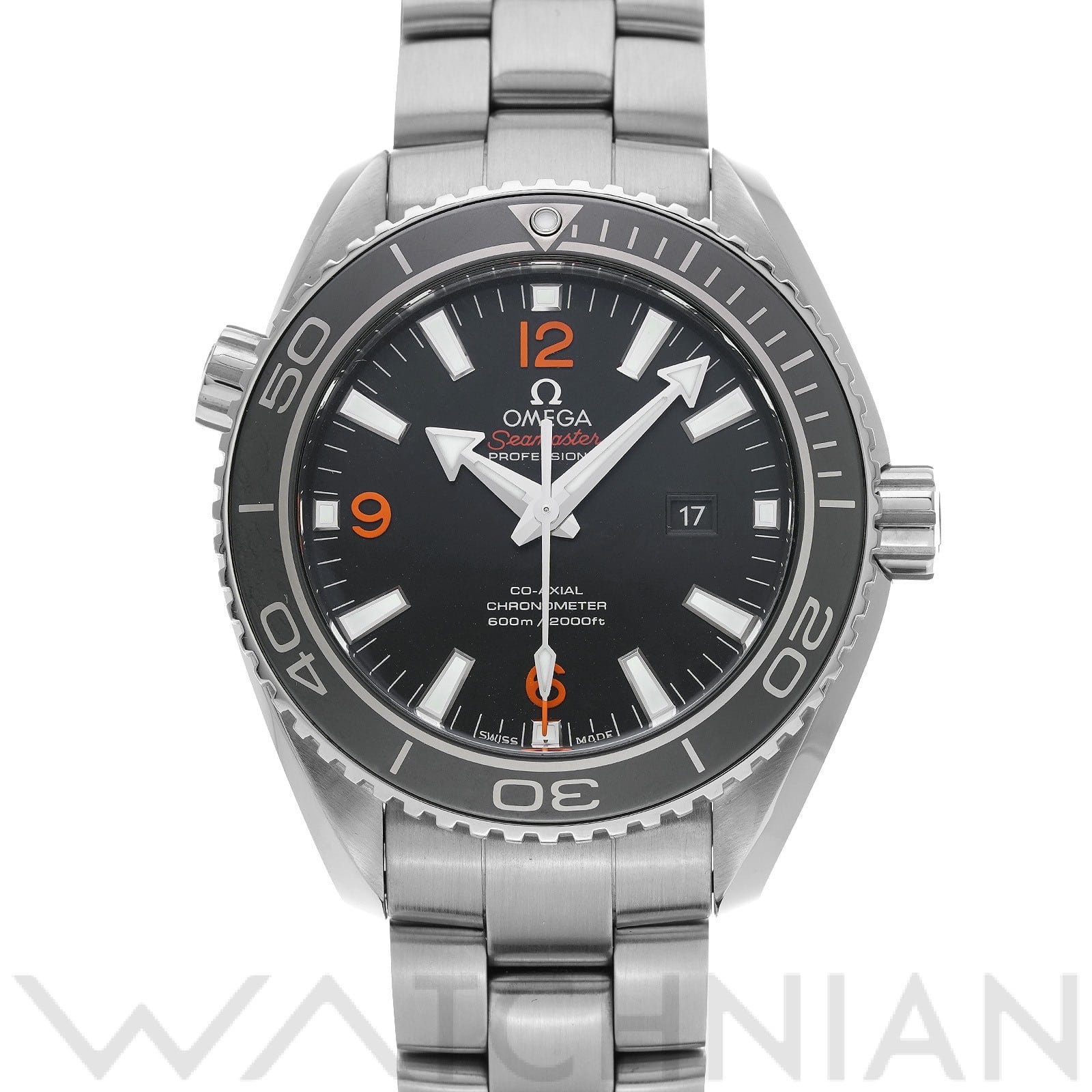 オメガ / OMEGA シーマスター プラネットオーシャン 600 コーアクシャル 232.30.38.20.01.002 ブラック ユニセックス 時計 【中古】【wristwatch】