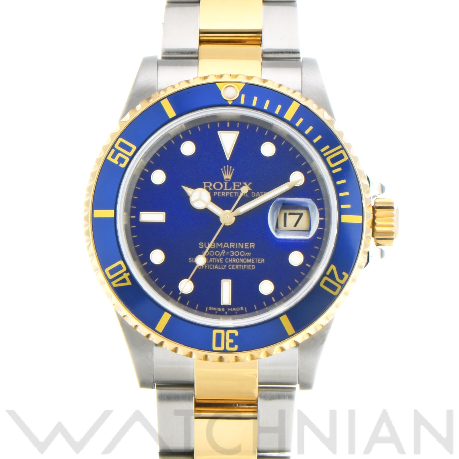 ロレックス / ROLEX サブマリーナ デイト 16613 ブルー メンズ 時計 【中古】【wristwatch】