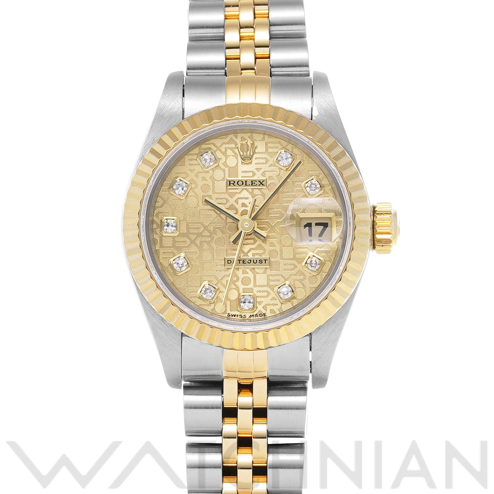 ロレックス デイトジャスト 26 69173G シャンパンコンピュータ/ダイヤモンド レディース 時計 【中古】【wristwatch】