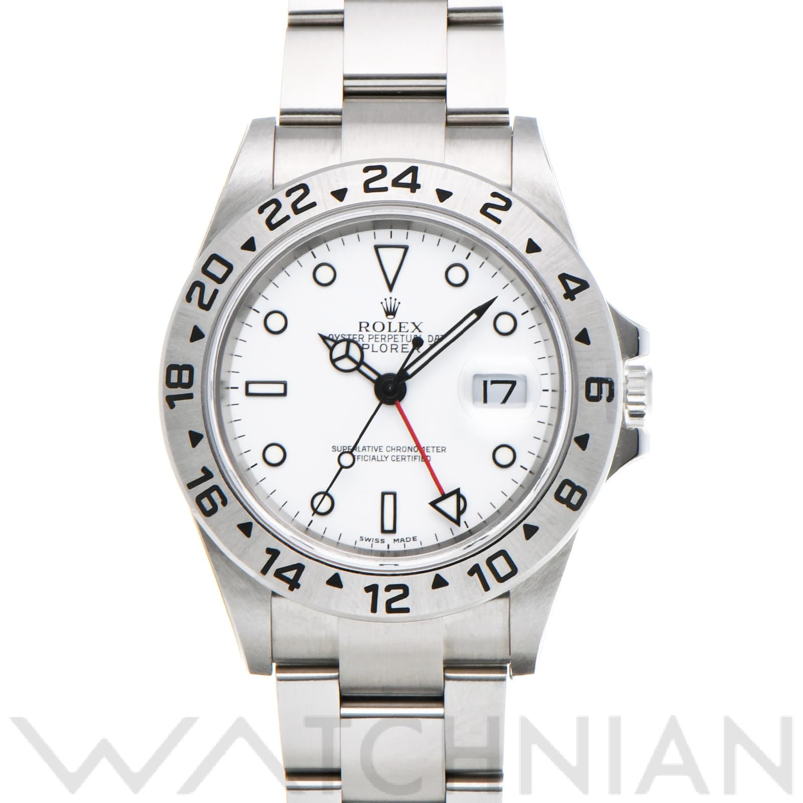 ロレックス エクスプローラーII 16570 ホワイト メンズ 時計 【中古】【wristwatch】