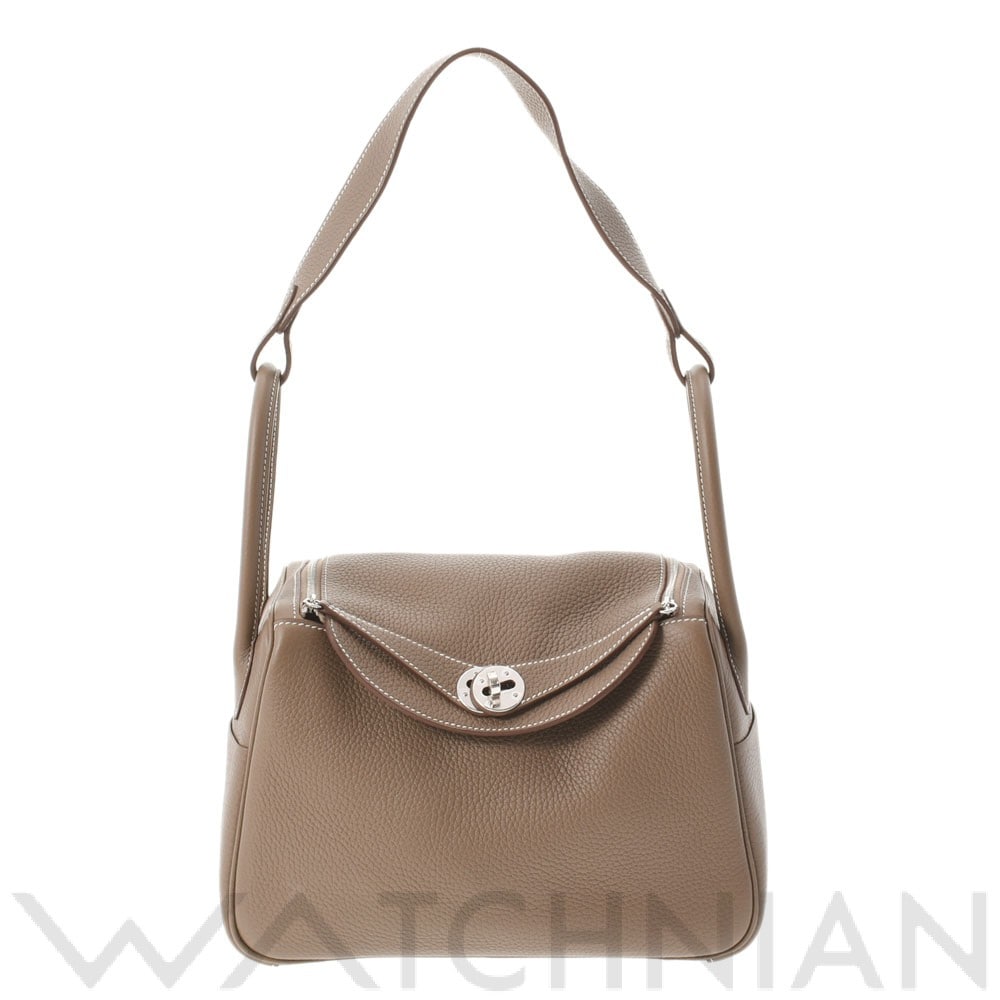 リンディ 26 2WAY エトゥープ/パラジウム金具 トリヨンクレマンス HERMES エルメス レディース 【新品】