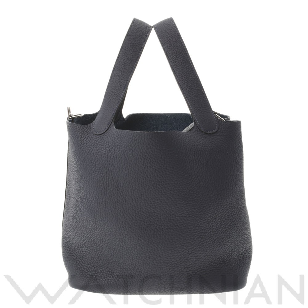 エルメス / HERMES ピコタン ロック MM ブルーニュイ/パラジウム金具 トリヨンクレマンス レディース バッグ 【未使用】【bag】
