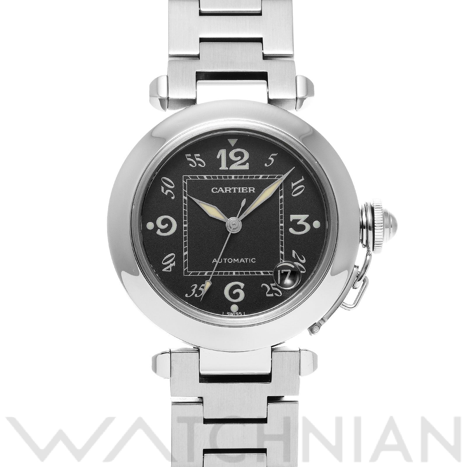 カルティエ / CARTIER パシャC W31043M7 ブラック ユニセックス 時計 【中古】【wristwatch】
