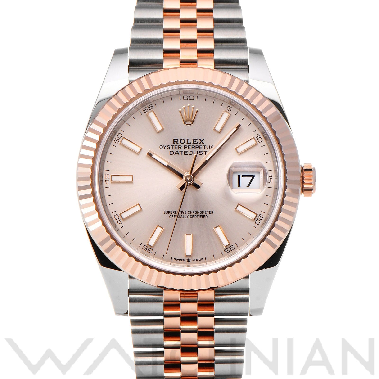 ロレックス デイトジャスト 41 126331 サンダスト メンズ 時計 【中古】【wristwatch】