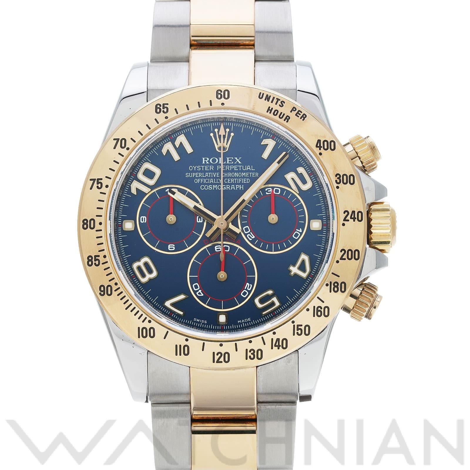 ロレックス コスモグラフ デイトナ 116523 ブルー メンズ 時計 【中古】【wristwatch】