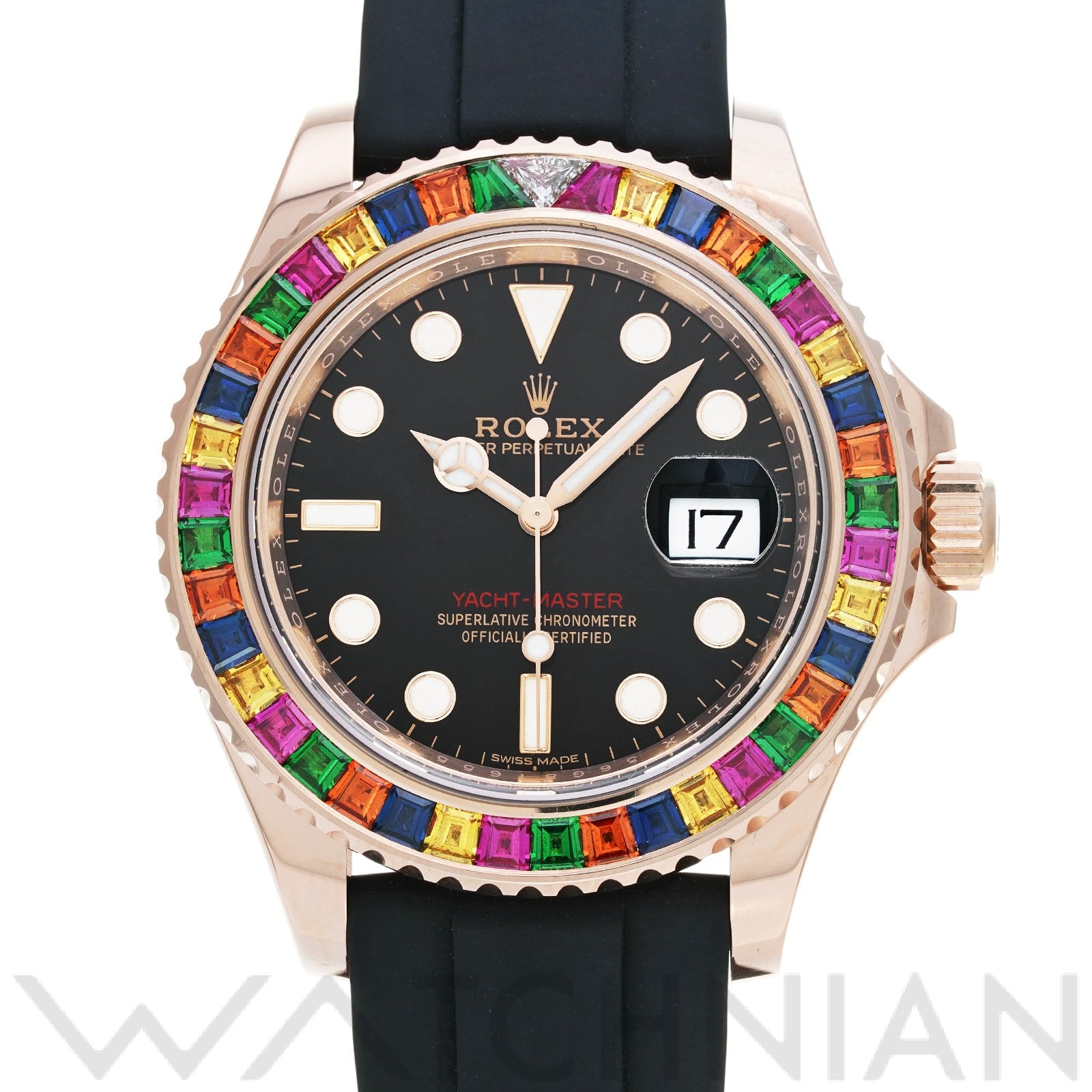 ヨットマスター 40 キャンディ 116695SATS ランダムシリアル ブラック ロレックス ROLEX メンズ 【中古】
