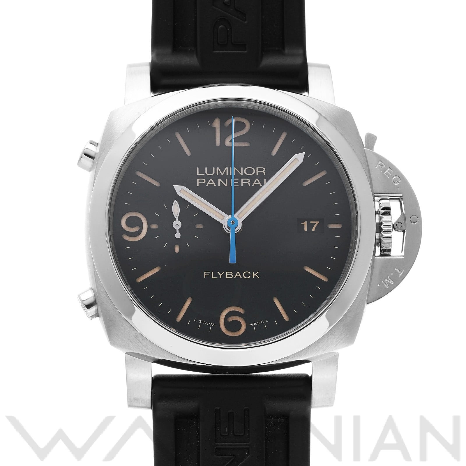 パネライ / PANERAI ルミノール 1950 3デイズ クロノ フライバック PAM00524 ブラック メンズ 時計 【中古】【wristwatch】