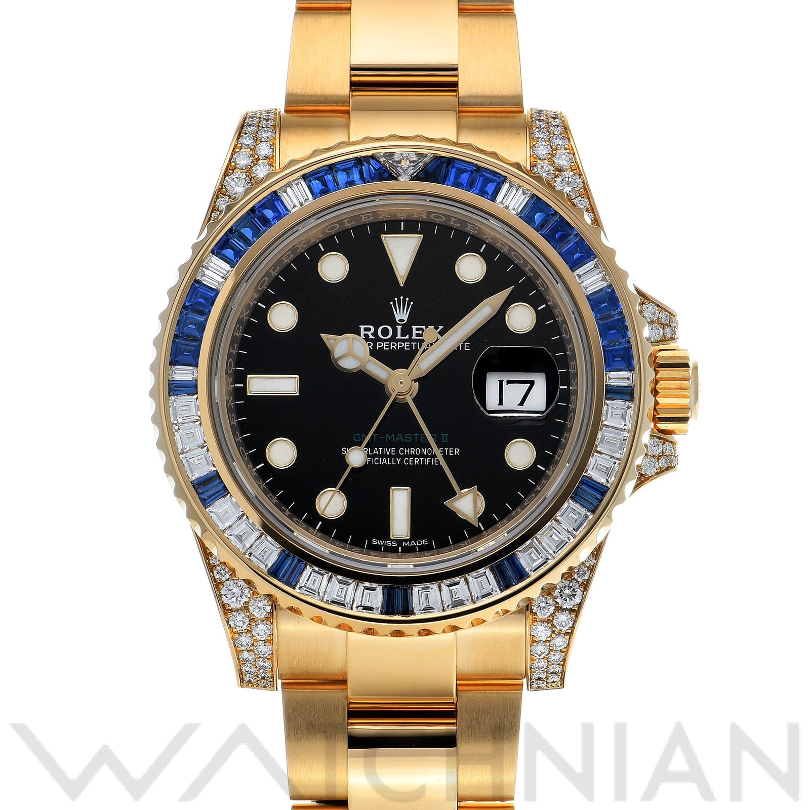 GMTマスターII 116758SA ランダムシリアル ブラック ロレックス ROLEX メンズ 【中古】