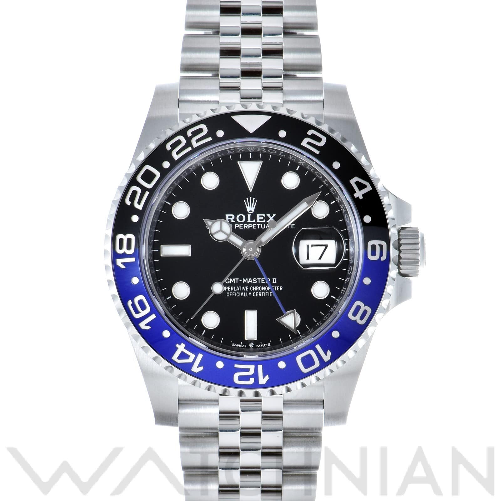 ロレックス GMTマスターII 126710BLNR ブラック メンズ 時計 【未使用】【wristwatch】