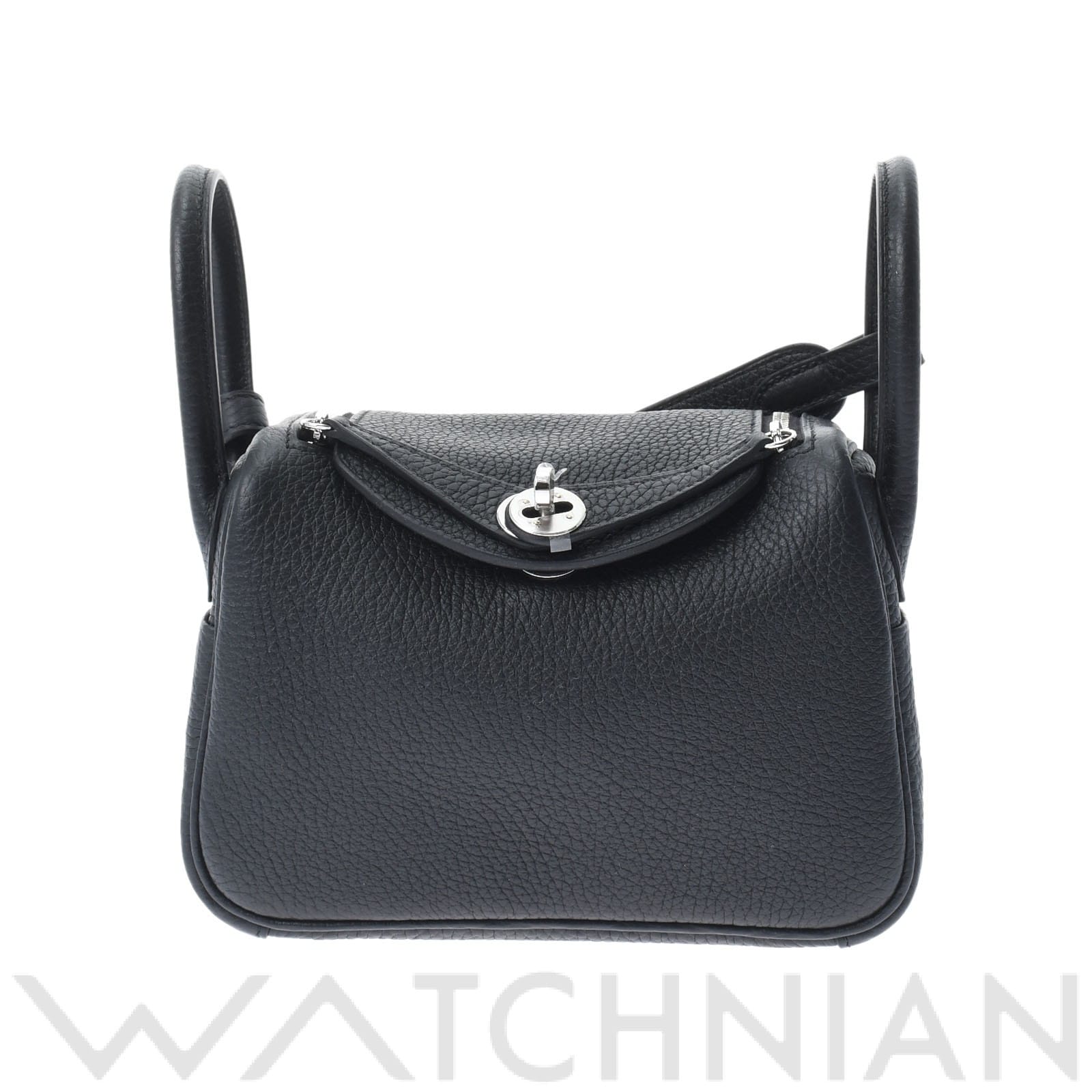 リンディ ミニ 2WAY ブラック(黒)/パラジウム金具 トリヨンクレマンス HERMES エルメス レディース 【新品】