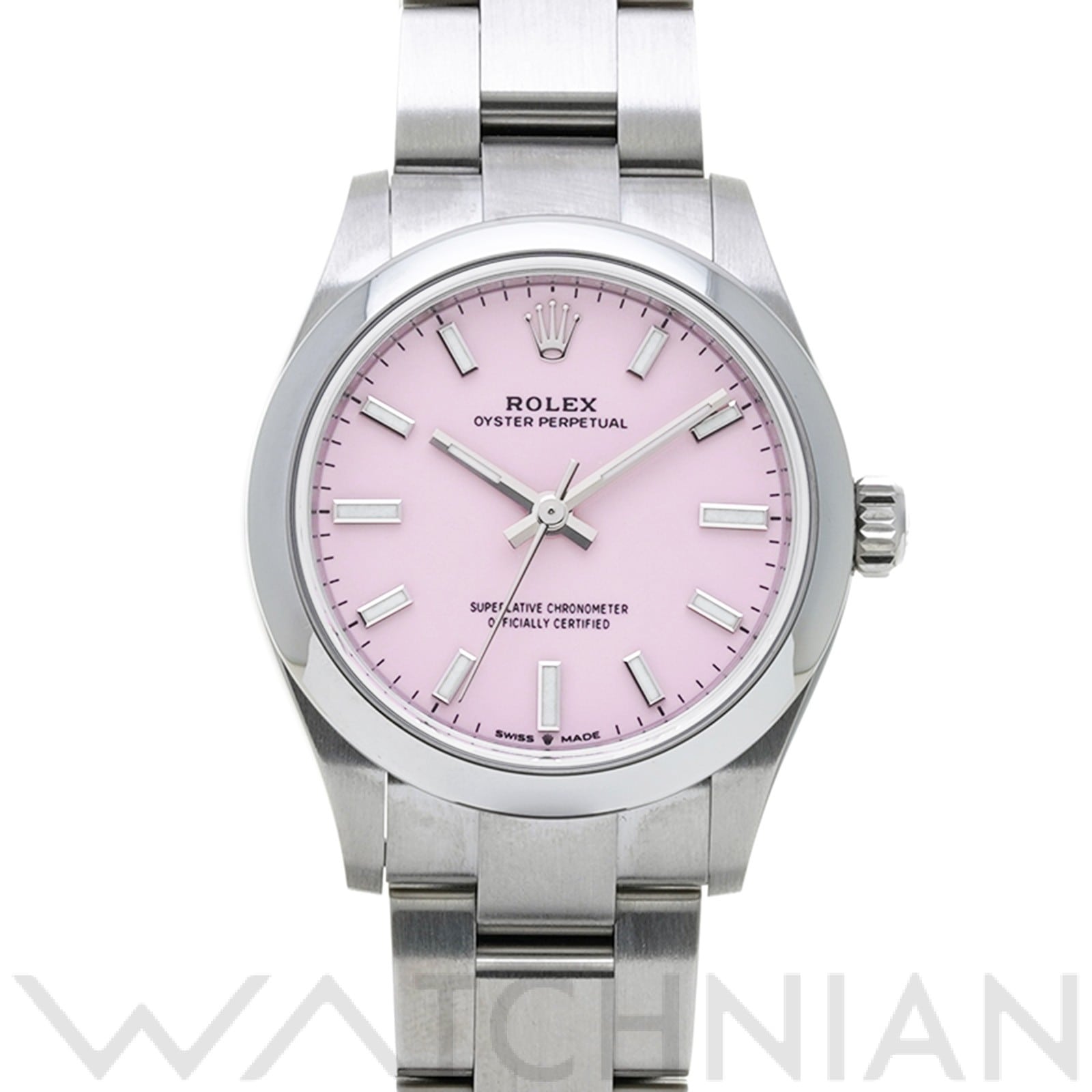 ロレックス / ROLEX オイスターパーペチュアル 31 277200 キャンディピンク ユニセックス 時計 【中古】【wristwatch】