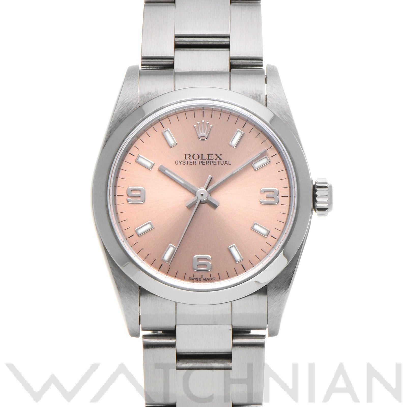 ロレックス / ROLEX オイスターパーペチュアル 31 77080 ピンク ユニセックス 時計 【中古】【wristwatch】