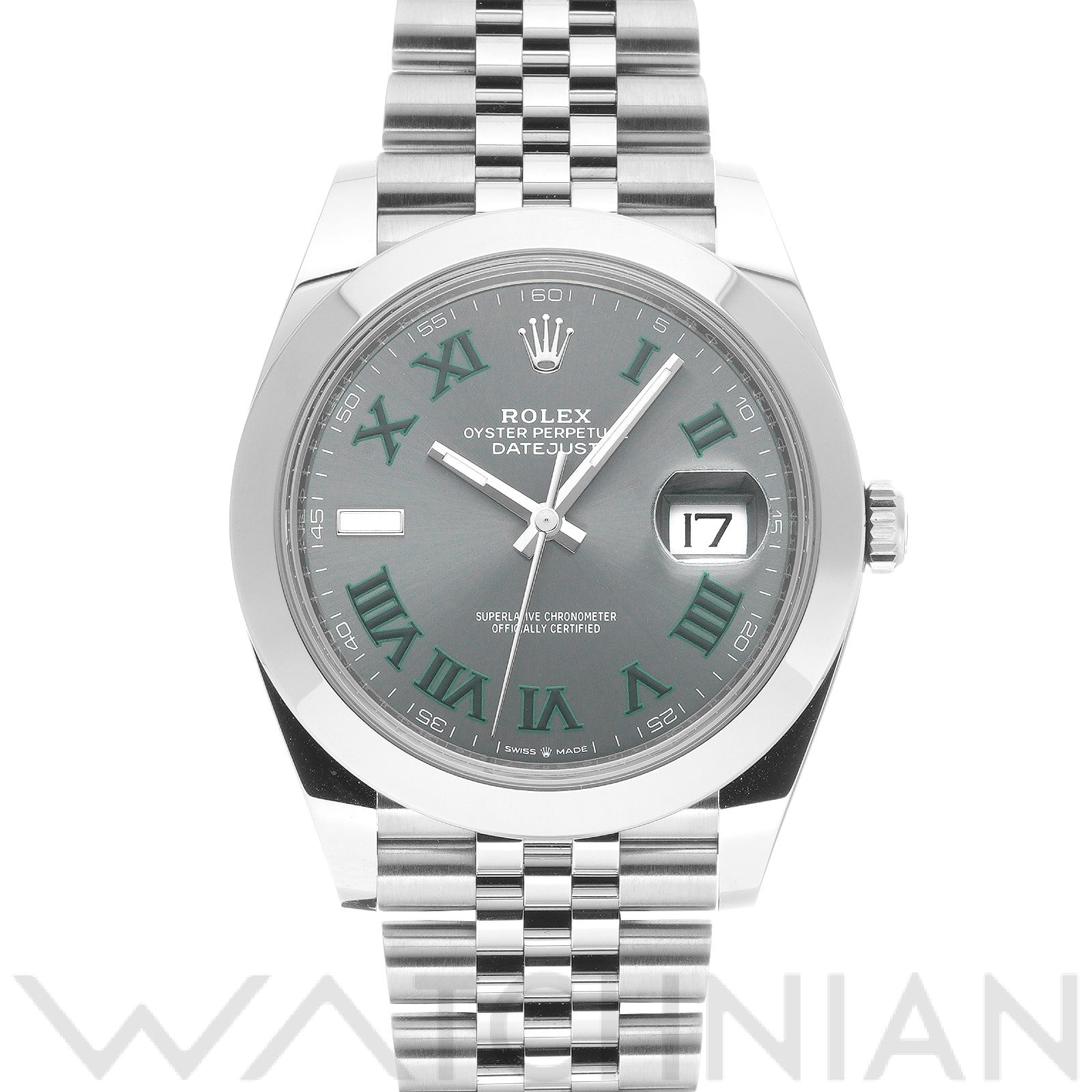 ロレックス / ROLEX デイトジャスト 41 126300 スレート メンズ 時計 【中古】【wristwatch】