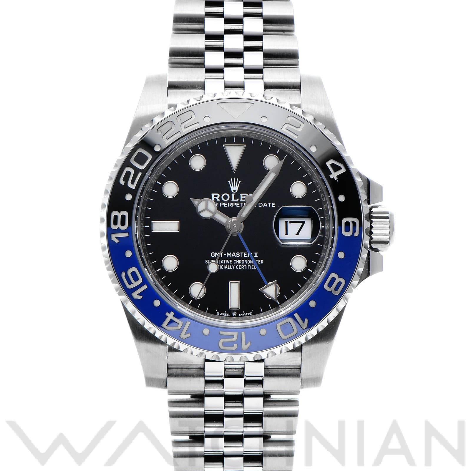 ロレックス GMTマスターII 126710BLNR ブラック メンズ 時計 【中古】【wristwatch】