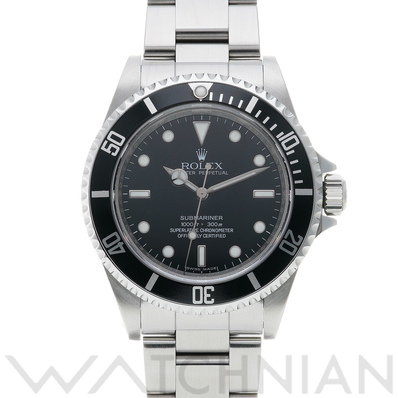 サブマリーナ 14060M ランダムシリアル ブラック ロレックス ROLEX メンズ 【中古】