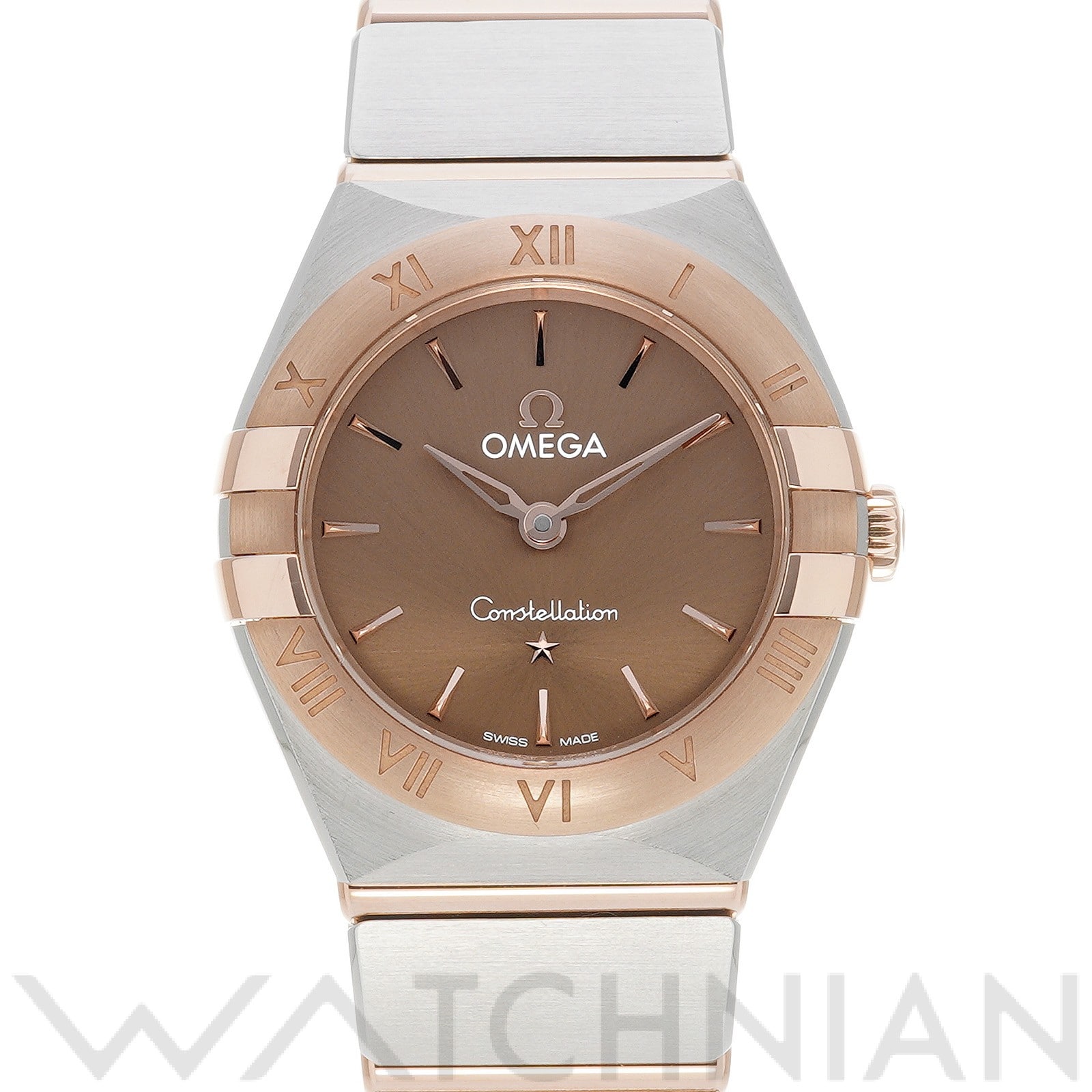 オメガ / OMEGA コンステレーション 25ミリ 131.20.25.60.13.001 ブラウン レディース 時計 【中古】【wristwatch】