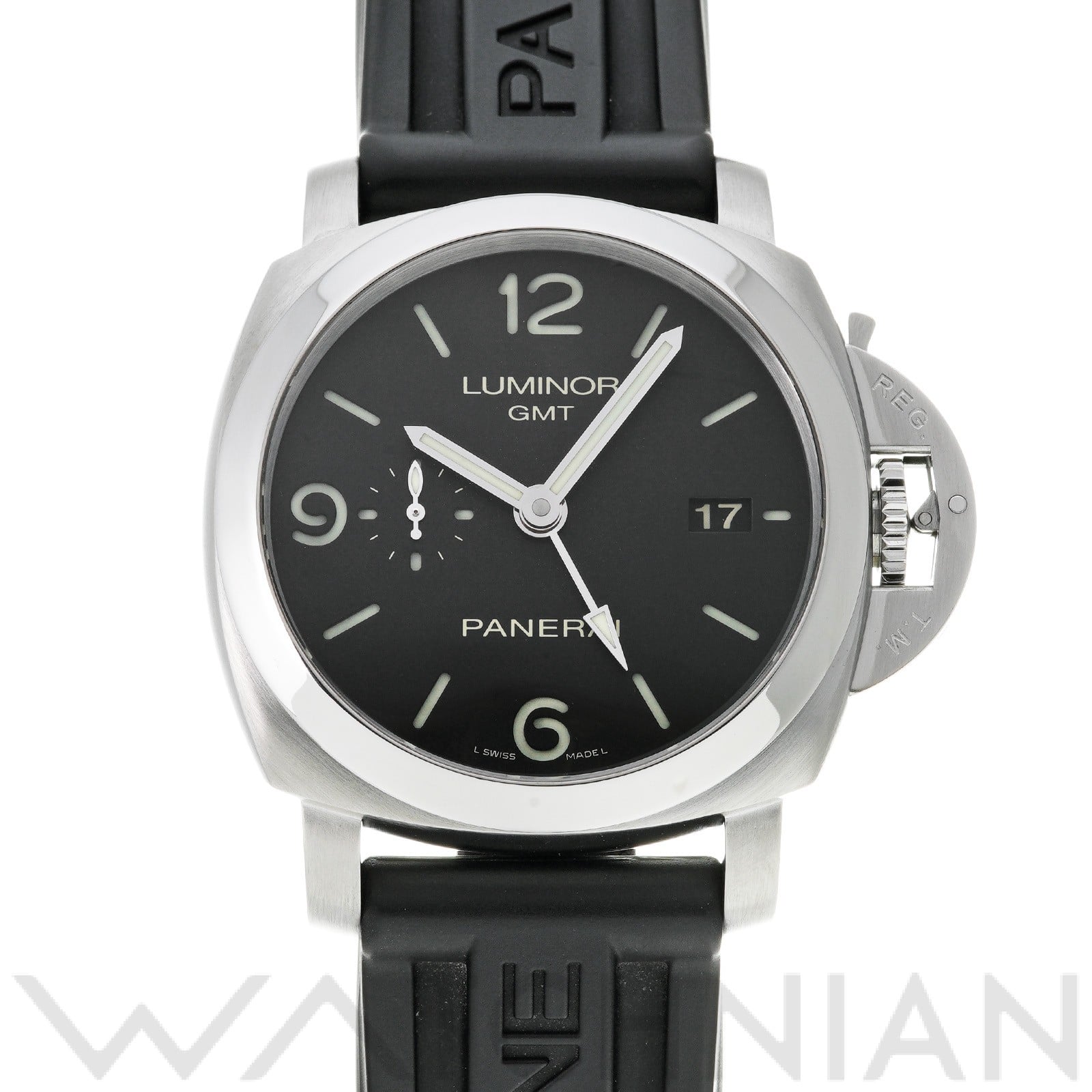 ルミノール 1950 3デイズ GMT PAM00320 N番(2011年製造) ブラック パネライ OFFICINE PANERAI メンズ 【中古】
