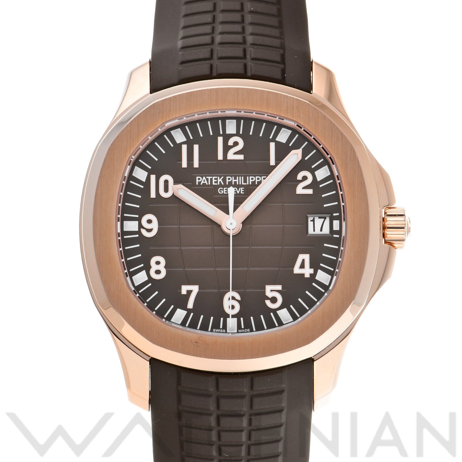 パテック フィリップ / PATEK PHILIPPE アクアノート 5167R-001 ブラウン・エンボス メンズ 時計 【中古】【wristwatch】