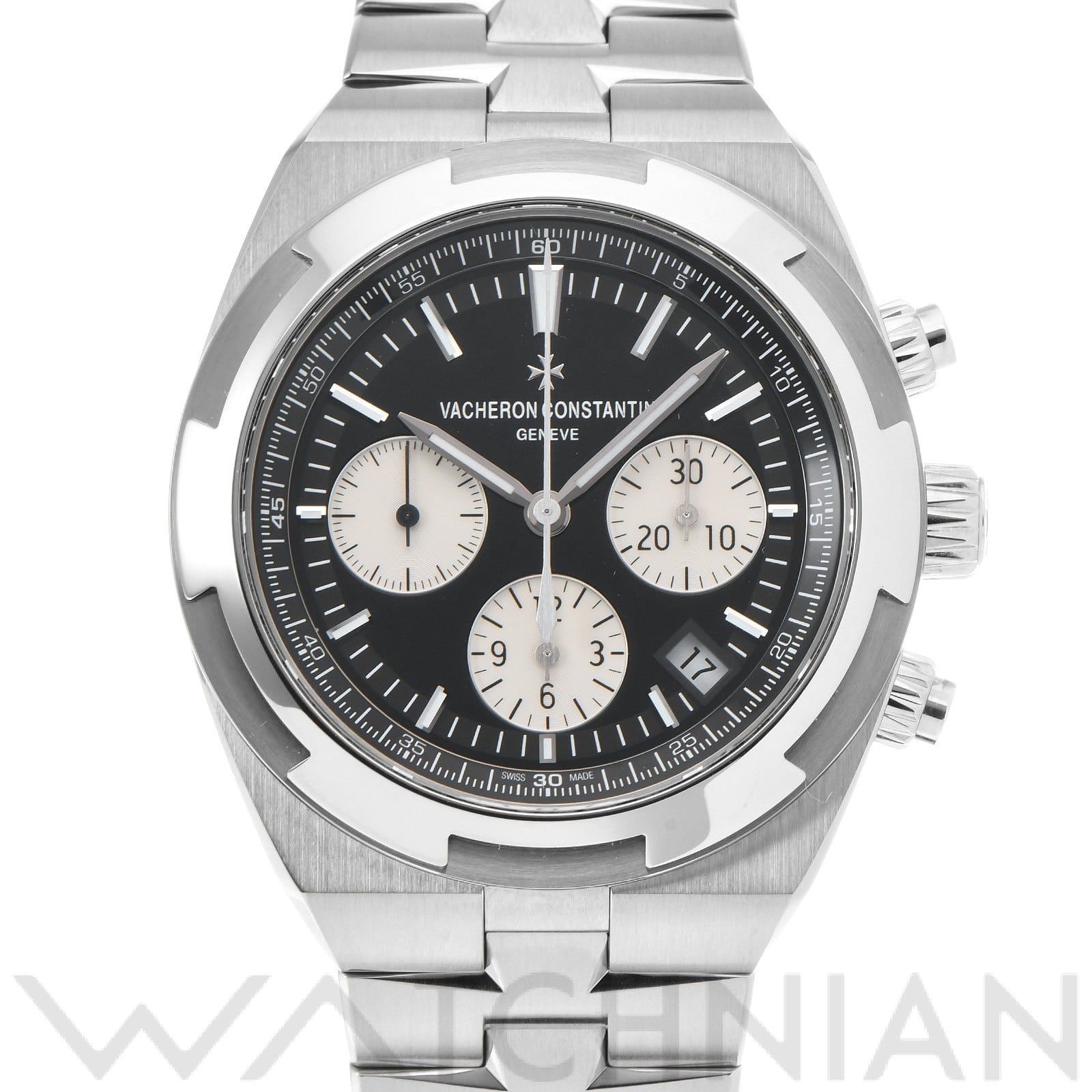 ヴァシュロン コンスタンタン / VACHERON CONSTANTIN オーバーシーズ クロノグラフ 5500V/110A-B481 ブラック/シルバ- メンズ 時計 【中古】【wristwatch】