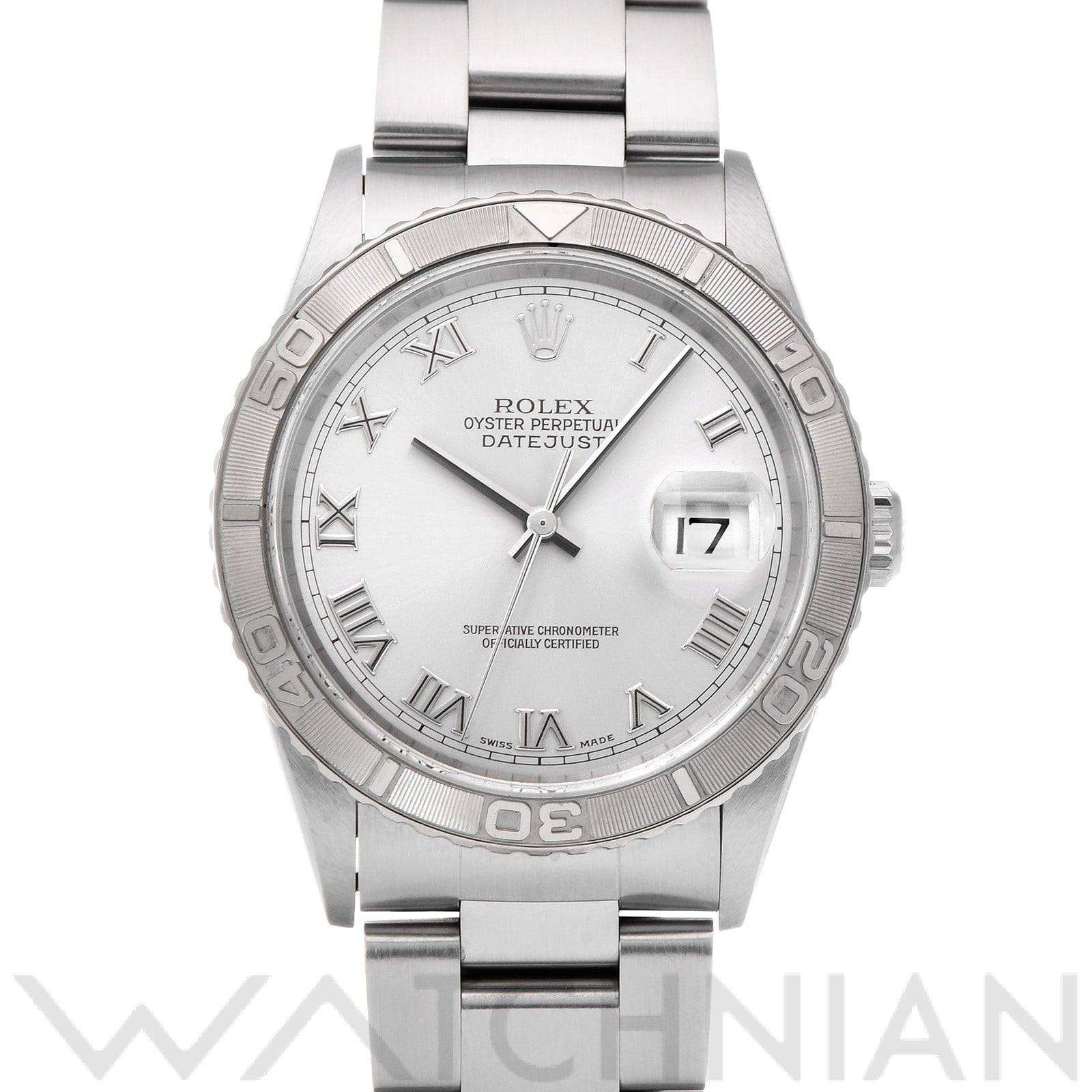 ロレックス デイトジャスト 36 サンダーバード 16264 シルバー メンズ 時計 【中古】【wristwatch】