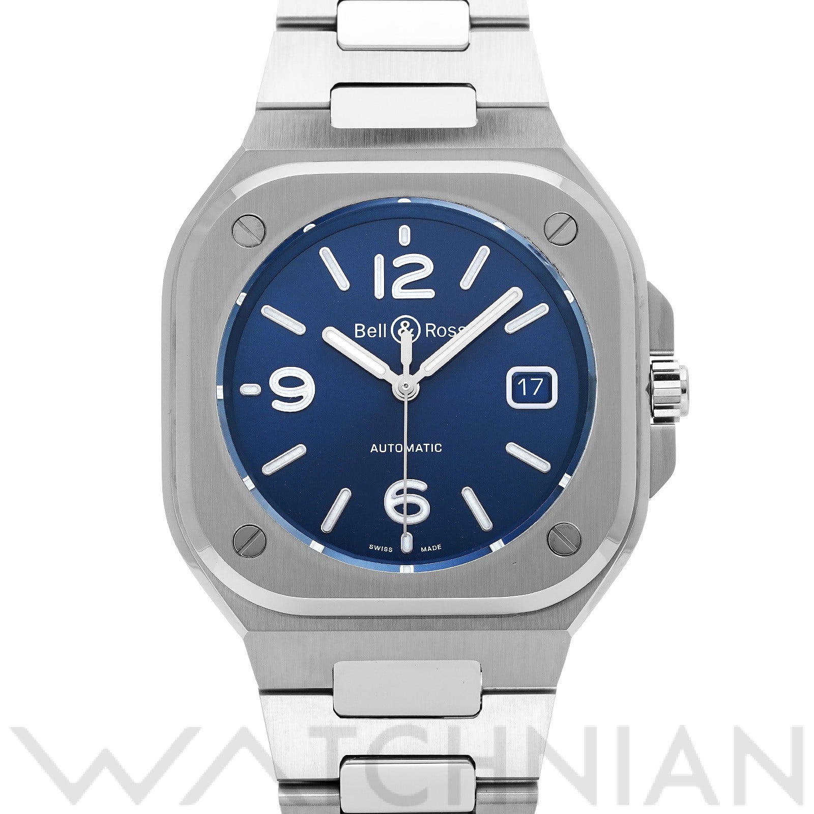 ベル＆ロス / Bell & Ross BR 05 ブルースチール BR05A-BLU-ST/SST ブルー メンズ 時計 【中古】【wristwatch】