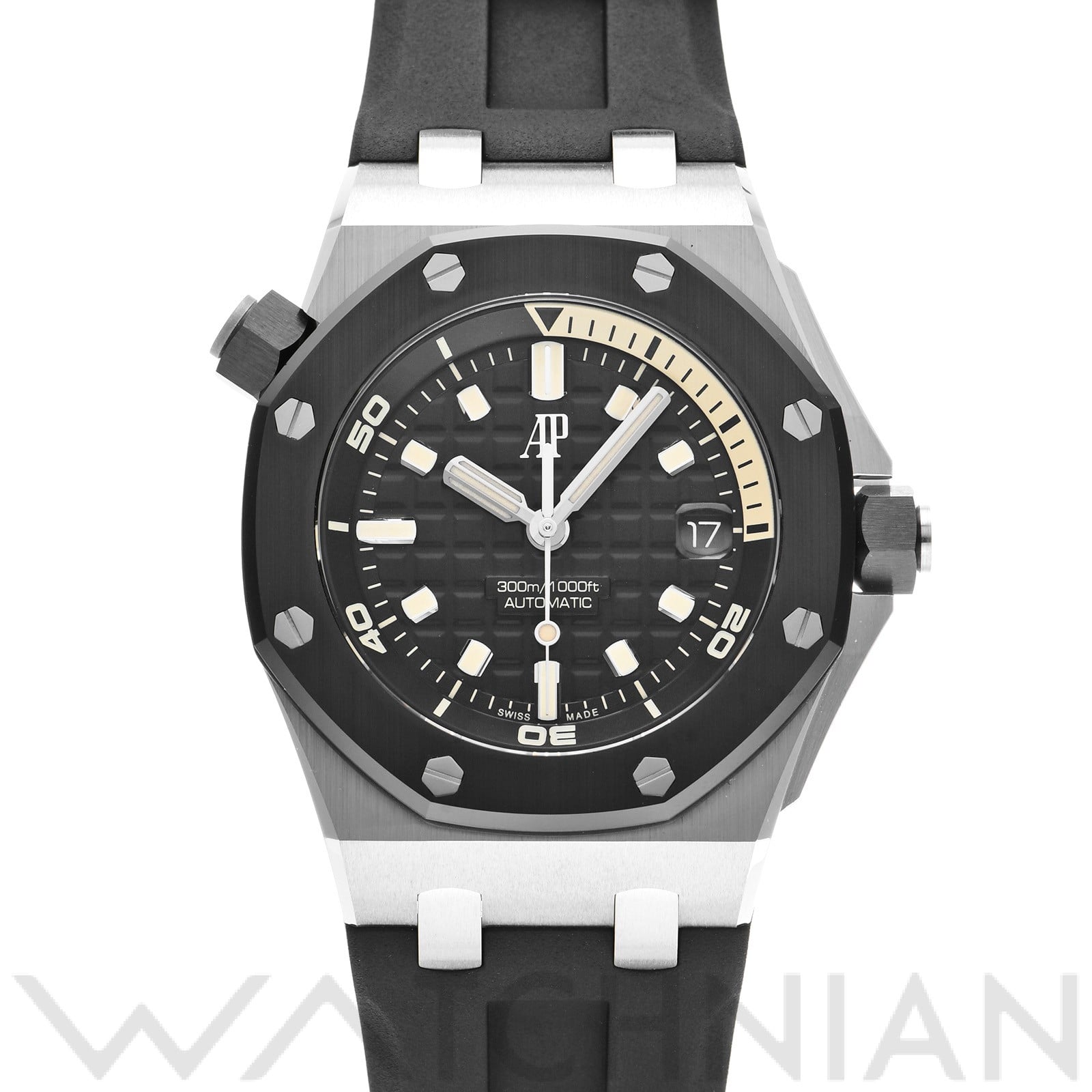 オーデマ ピゲ ロイヤルオーク オフショア ダイバー 15720CN.OO.A002CA.01 ブラック/メガタペストリーダイヤル メンズ 時計 【中古】【wristwatch】