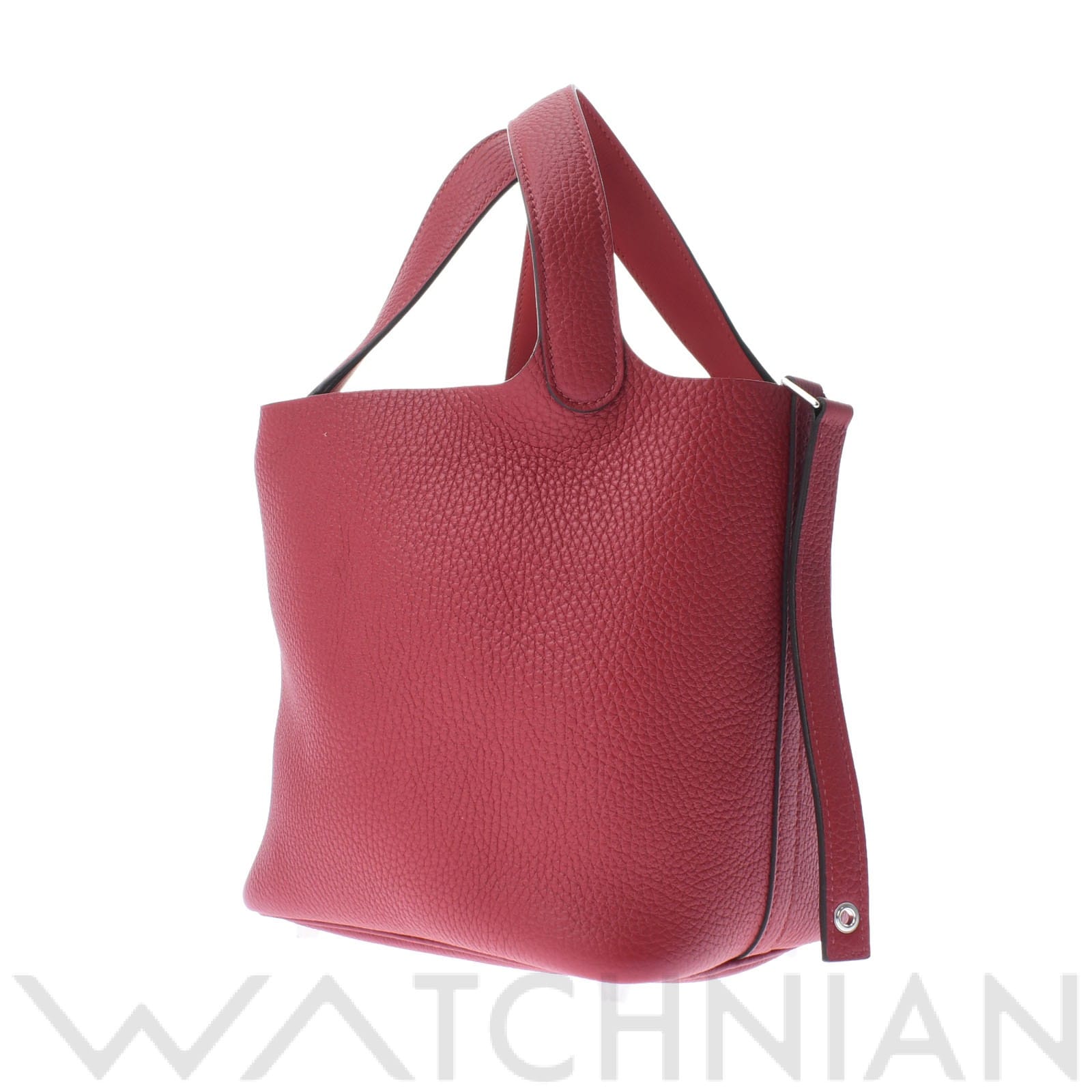 ピコタン ロック PM エクラ ルージュグレナ/ルージュピマン/パラジウム金具 トリヨンクレマンス HERMES エルメス レディース 【新品】