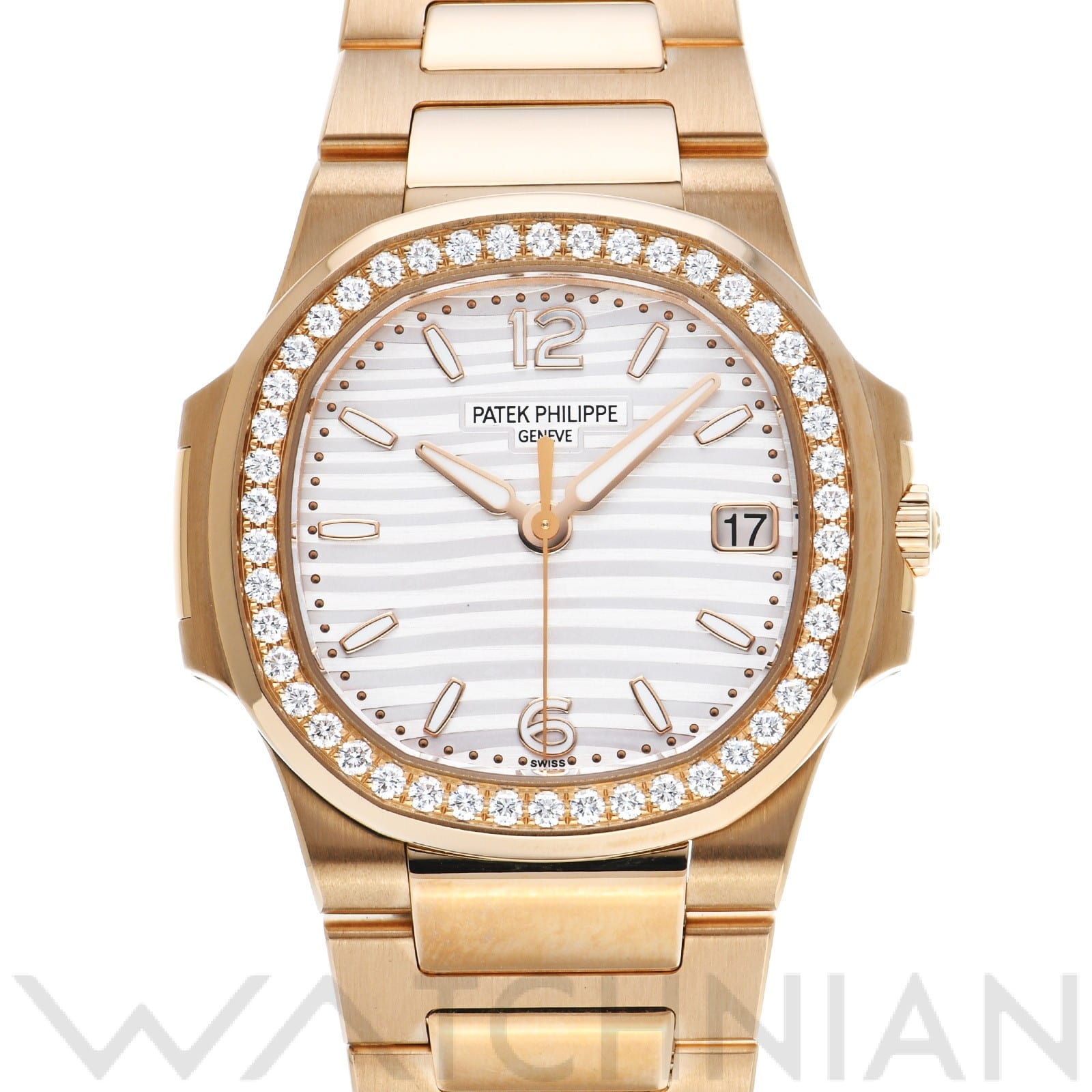 パテック フィリップ ノーチラス 7010/1R-011 シルバー レディース 時計 【中古】【wristwatch】