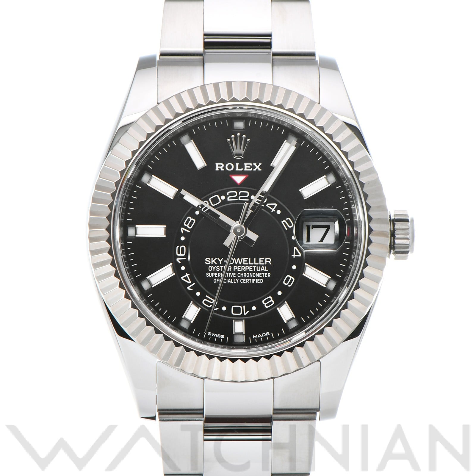 ロレックス / ROLEX スカイドゥエラー 326934 ブライトブラック メンズ 時計 【中古】【wristwatch】