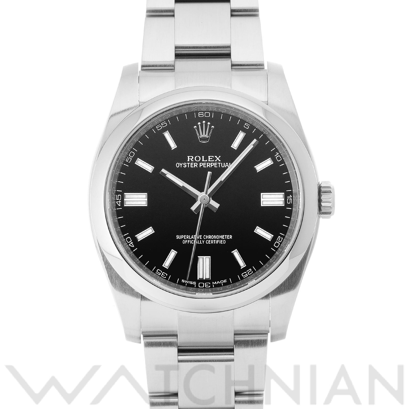 ロレックス オイスターパーペチュアル 36 116000 ブラック メンズ 時計 【中古】【wristwatch】