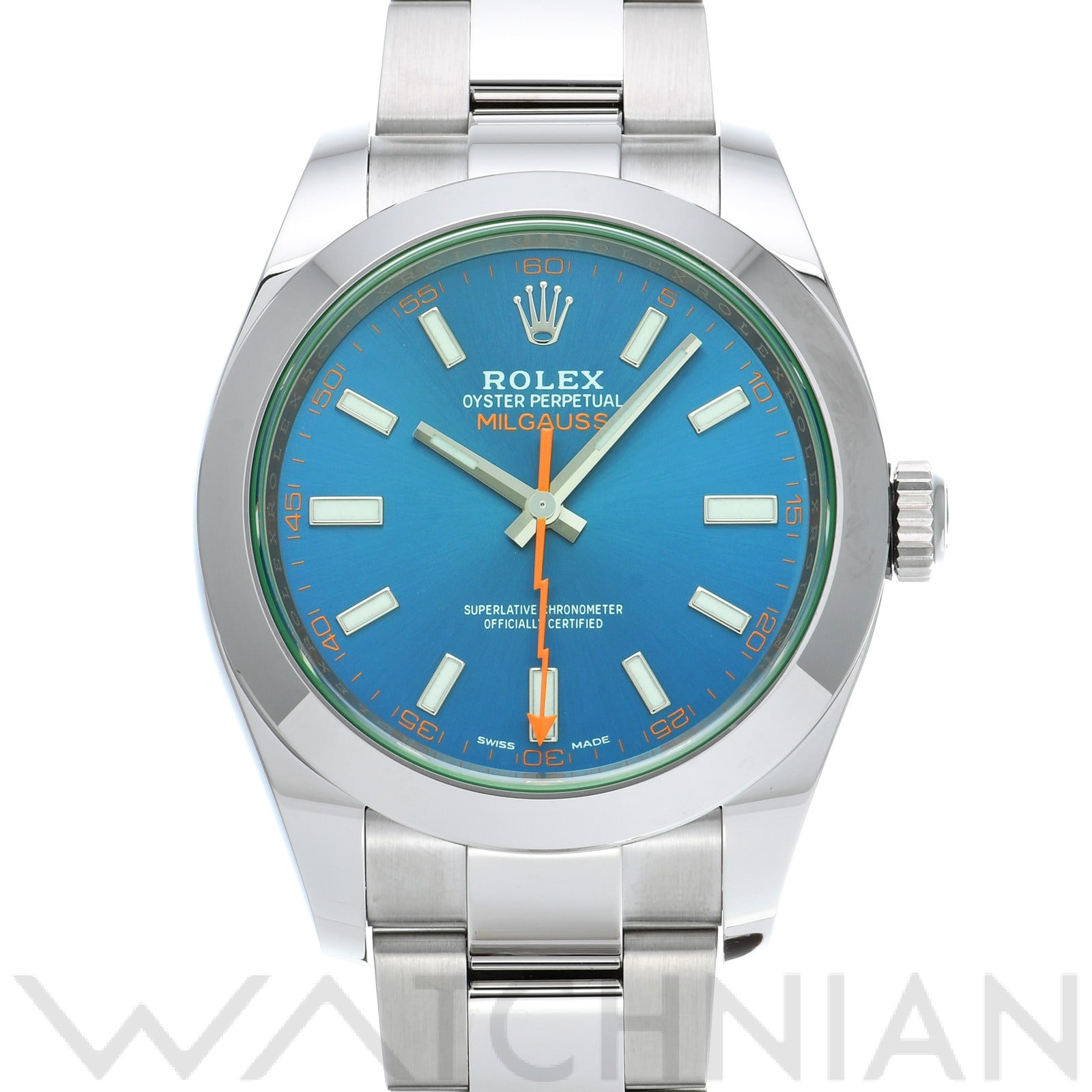 ロレックス / ROLEX ミルガウス 116400GV Zブルー メンズ 時計 【中古】【wristwatch】