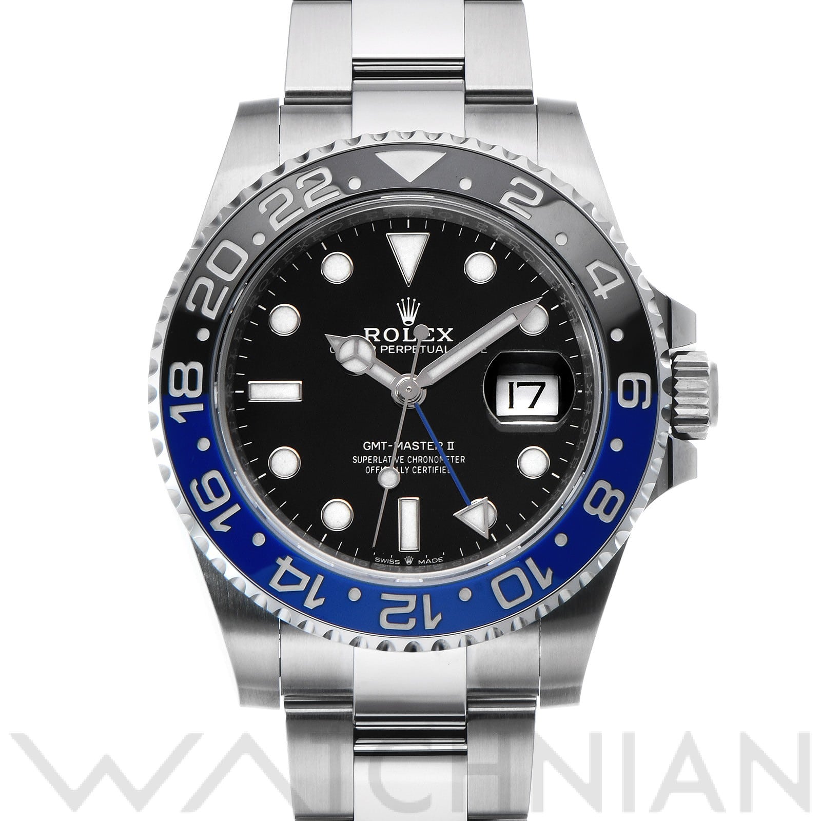 ロレックス GMTマスターII 126710BLNR ブラック メンズ 時計 【中古】【wristwatch】