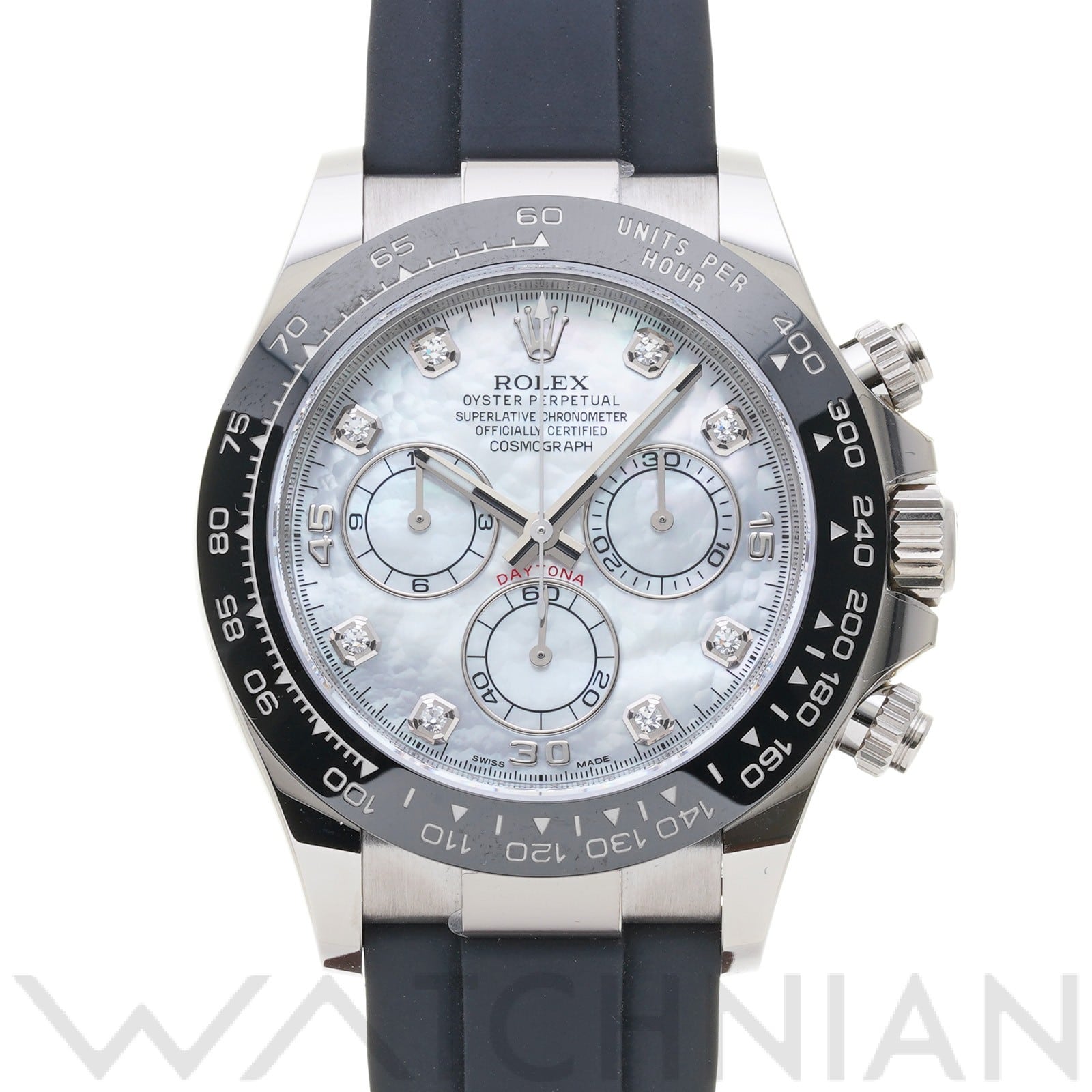 ロレックス コスモグラフ デイトナ 116519LNNG ホワイトシェル/ダイヤモンド メンズ 時計 【中古】【wristwatch】