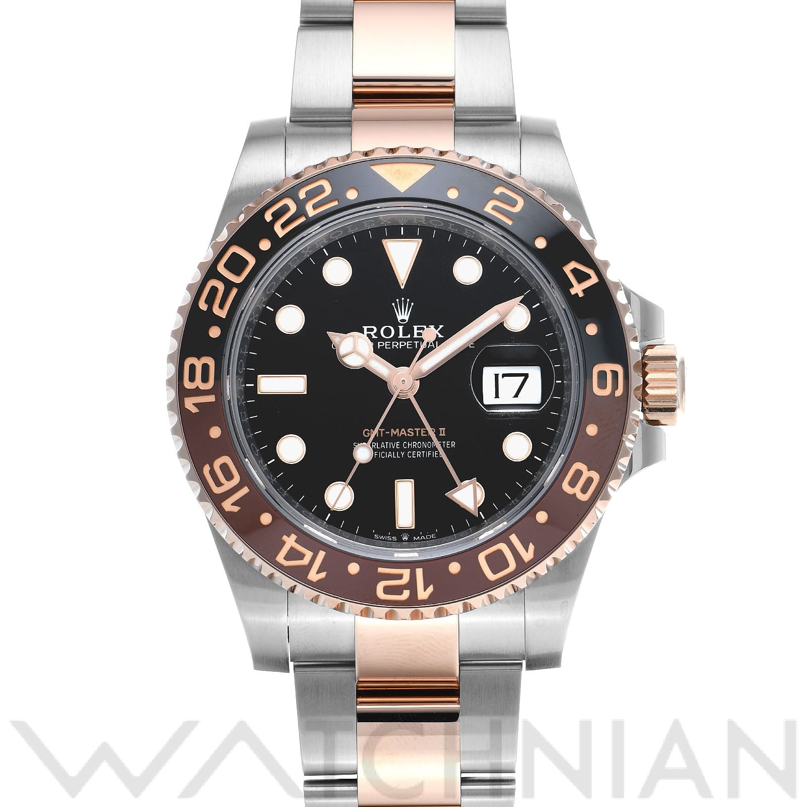 ロレックス GMTマスターII 126711CHNR ブラック メンズ 時計 【中古】【wristwatch】