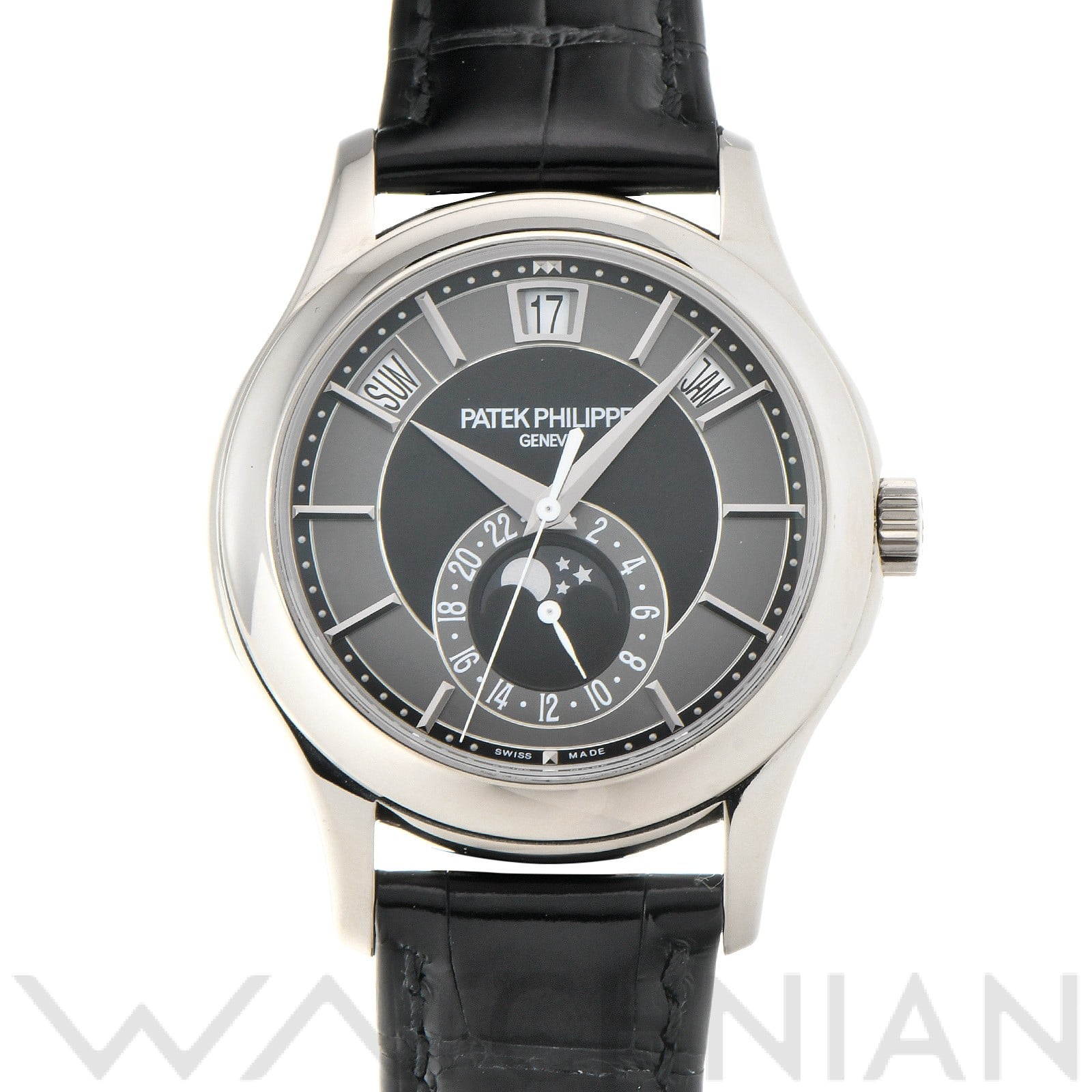 コンプリケーション アニュアルカレンダー 5205G-010 マットブラック/スレートグレー パテック フィリップ PATEK PHILIPPE メンズ 【中古】