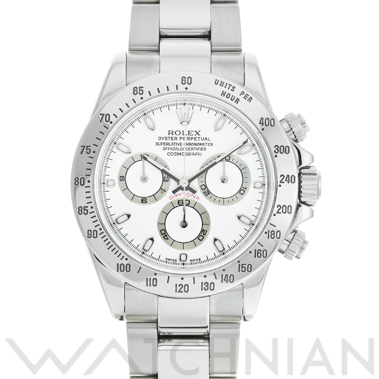 ロレックス コスモグラフ デイトナ 116520 ホワイト メンズ 時計 【中古】【wristwatch】