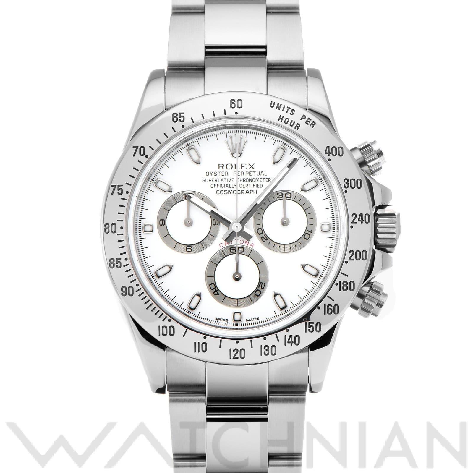 ロレックス コスモグラフ デイトナ 116520 ホワイト メンズ 時計 【中古】【wristwatch】