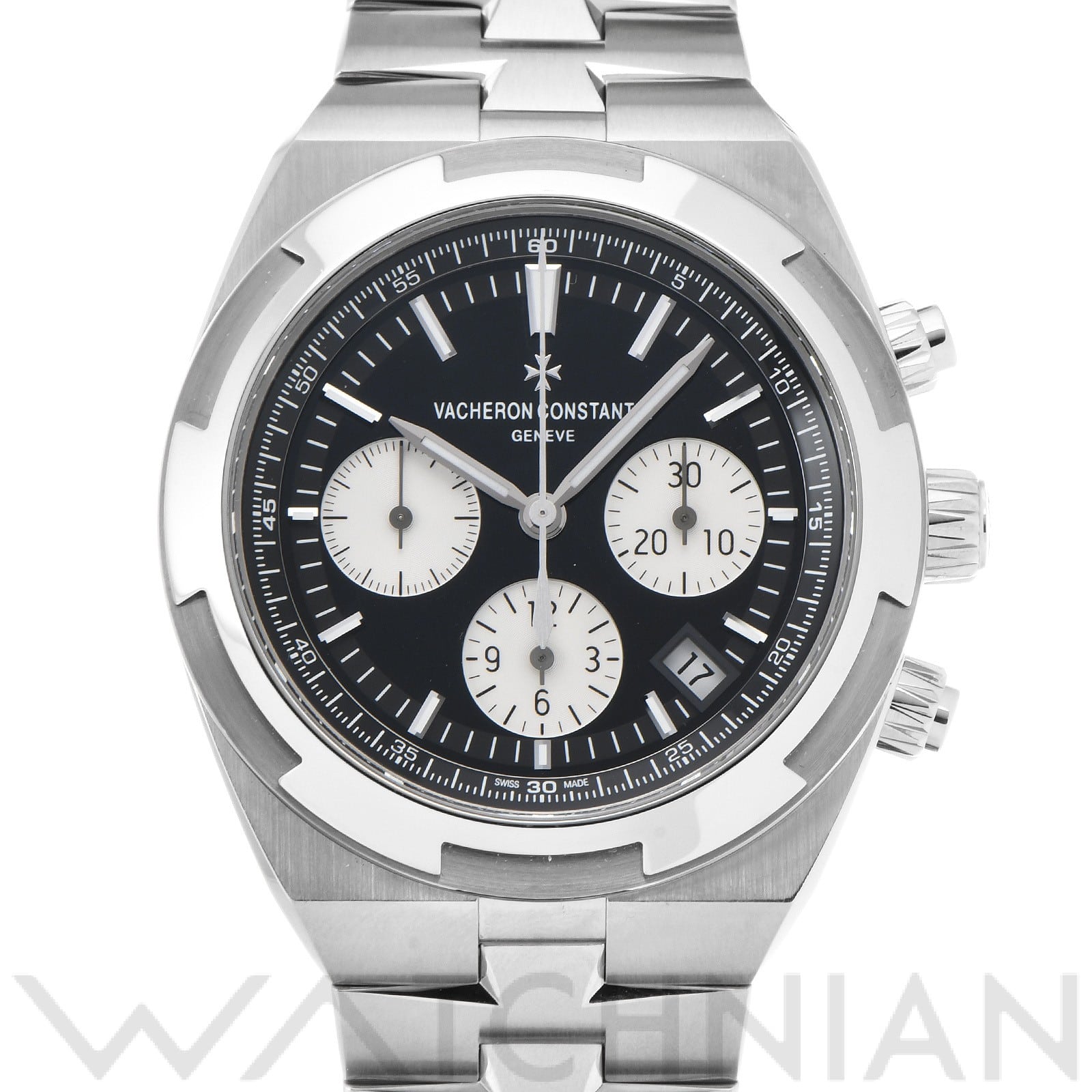 ヴァシュロン コンスタンタン / VACHERON CONSTANTIN オーバーシーズ クロノグラフ 5500V/110A-B481 ブラック/シルバ- メンズ 時計 【中古】【wristwatch】