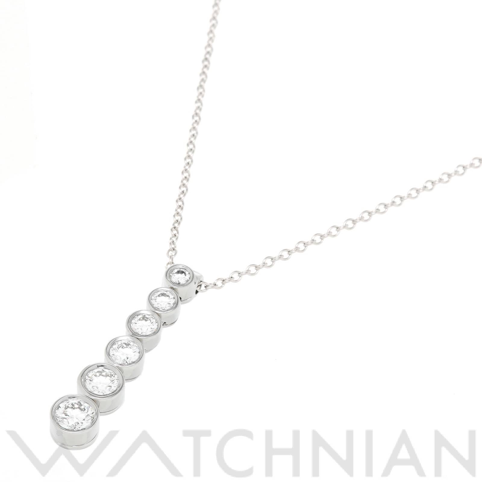 ティファニー ジャズ ペンダント ネックレス Pt950プラチナ/ダイヤモンド レディース ジュエリー 【中古】【jewelry】