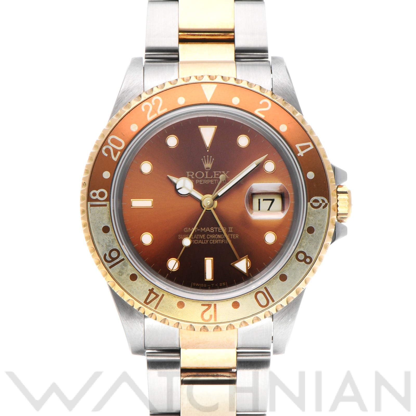 ロレックス GMTマスターII 16713 ブラウン メンズ 時計 【中古】【wristwatch】