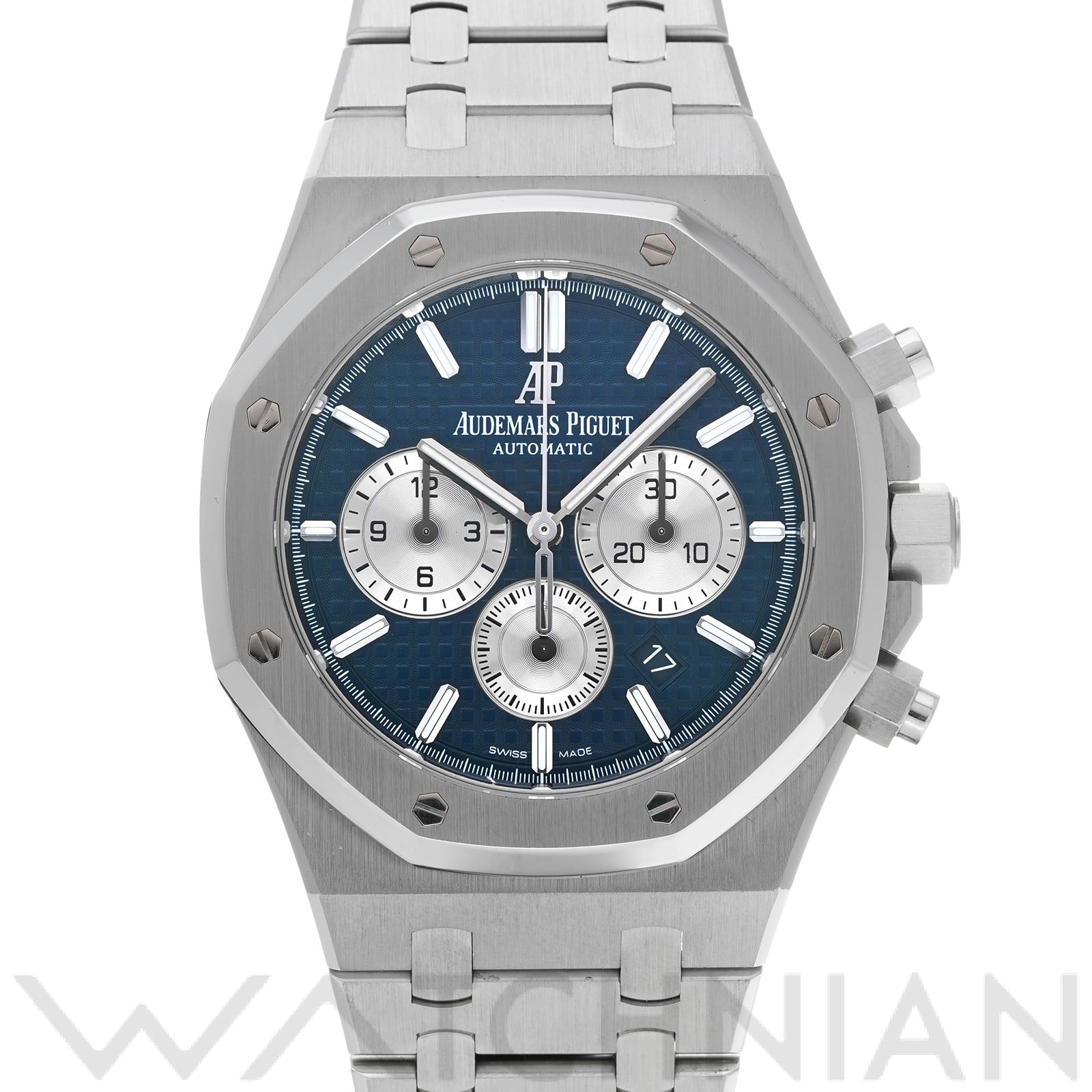 オーデマ ピゲ ロイヤルオーク クロノグラフ 26331ST.OO.1220ST.01 ブルー/ロジウム メンズ 時計 【中古】【wristwatch】