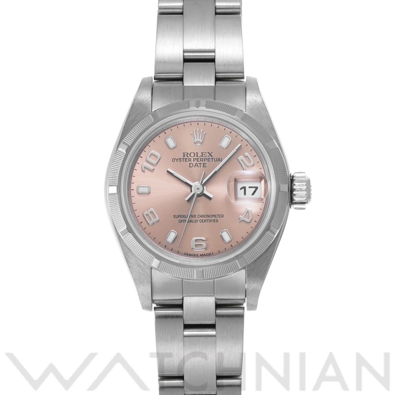 ロレックス / ROLEX オイスターパーペチュアル デイト 26 79190 ピンク レディース 時計 【中古】【wristwatch】