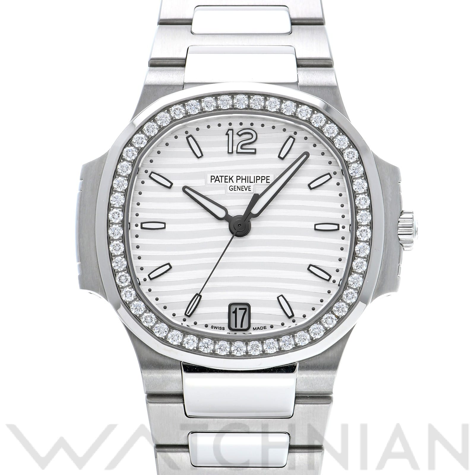 パテック フィリップ / PATEK PHILIPPE ノーチラス 7018/1A-001 シルバー/ホワイト レディース 時計 【中古】【wristwatch】