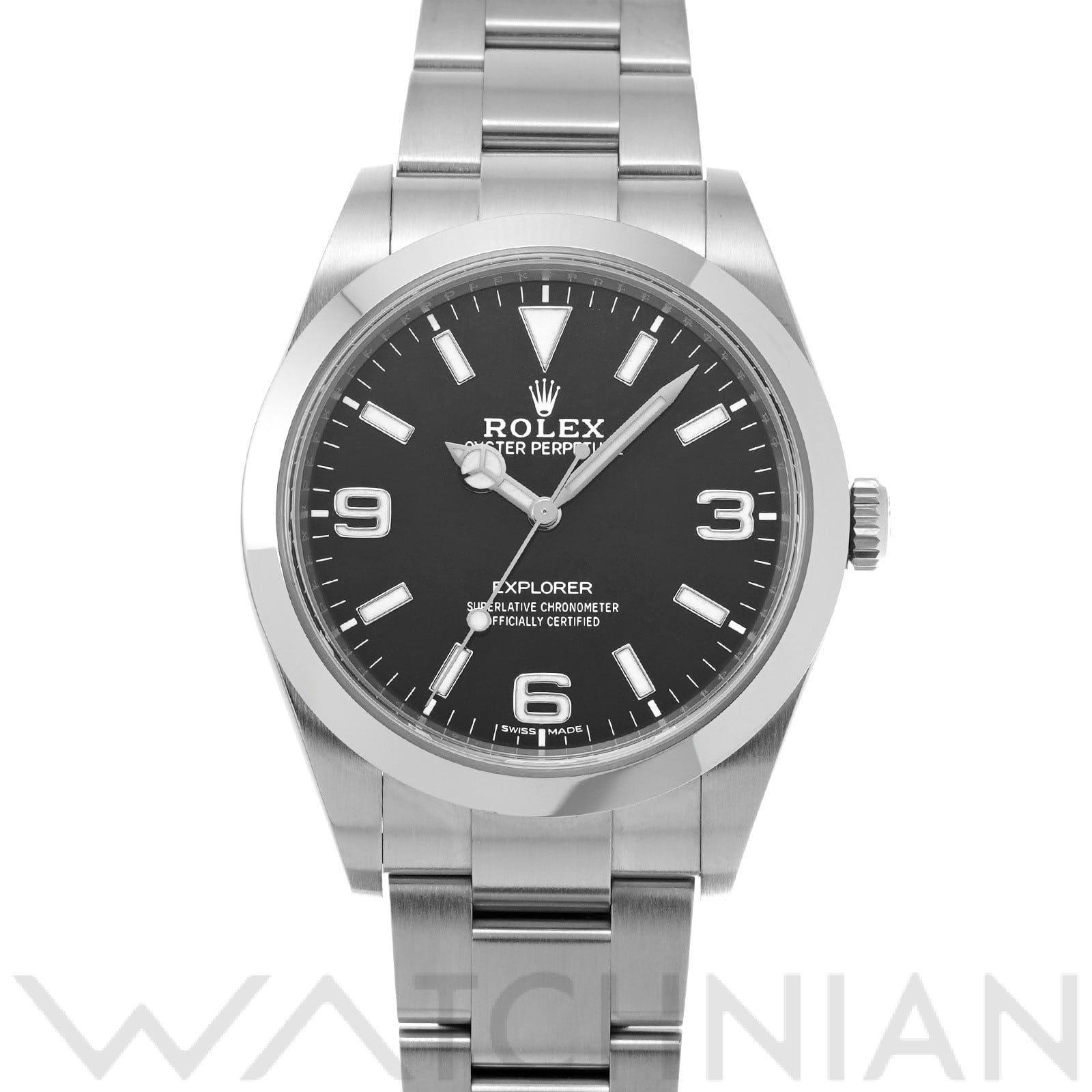 ロレックス エクスプローラー 214270 ブラック メンズ 時計 【中古】【wristwatch】